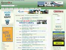 Tablet Screenshot of caravan24.cz